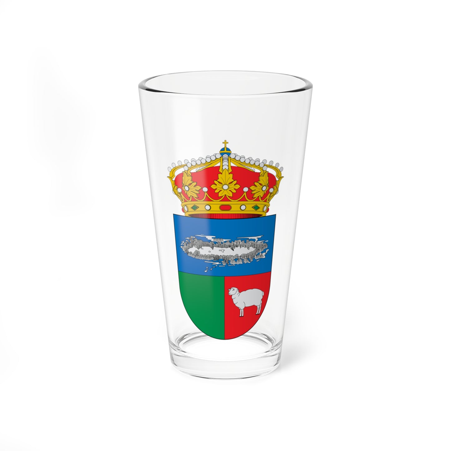 Escudo de La Almarcha (Spain) (Coat of Arms) Pint Glass 16oz