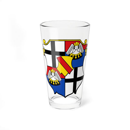 DEU Bad Brückenau COA groß (Germany) (Coat of Arms) Pint Glass 16oz
