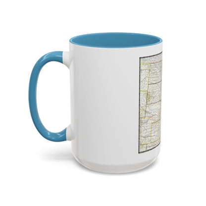 USA - North Central (1948) (Map) Accent Coffee Mug