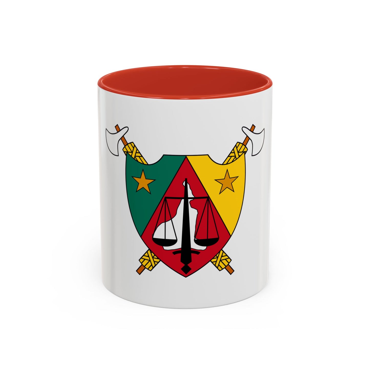 Coat of Arms of Cameroon (1960-1961) - Accent Coffee Mug