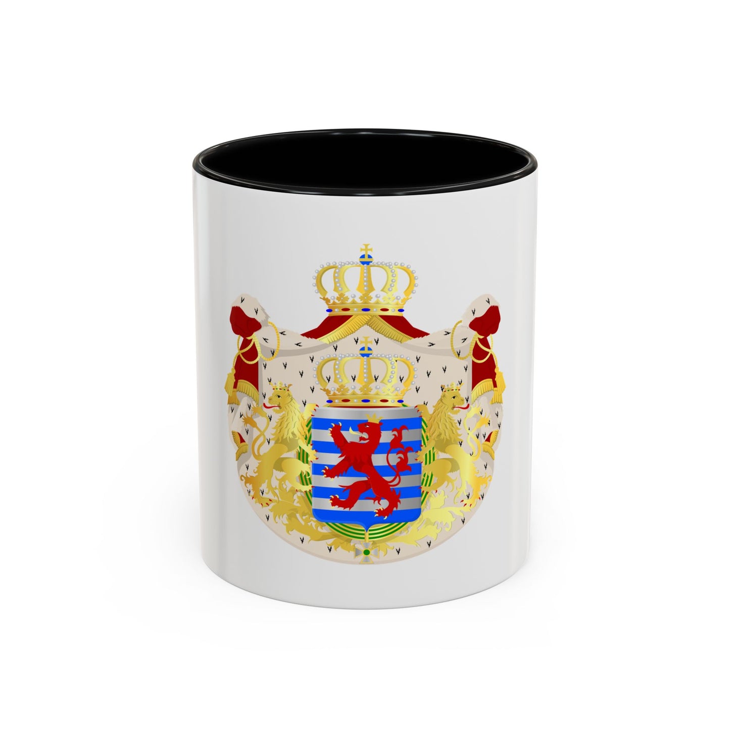 Greater coat of arms of the grand-duchy of Luxembourg - Accent Coffee Mug