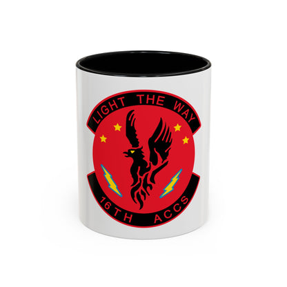 16TH ACCS (U.S. Air Force) Accent Coffee Mug