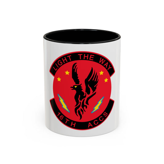 16TH ACCS (U.S. Air Force) Accent Coffee Mug