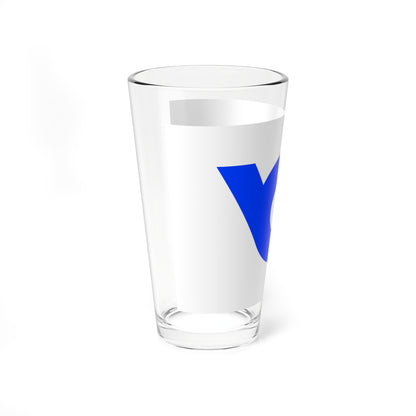 Flag of Hirokawa Fukuoka (Japan) Pint Glass 16oz
