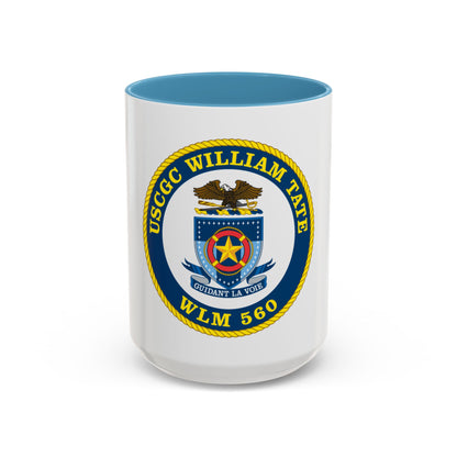USCGC William Tate WLM 560 (U.S. Coast Guard) Accent Coffee Mug
