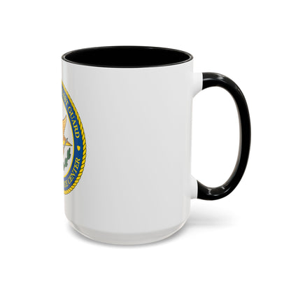 USCG Personnel Service Center (U.S. Coast Guard) Accent Coffee Mug