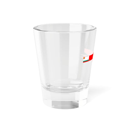 Bulgarian Navy Rank Flag Pendant of Ship Division Commander 2 (Bulgaria) Shot Glass 1.5oz