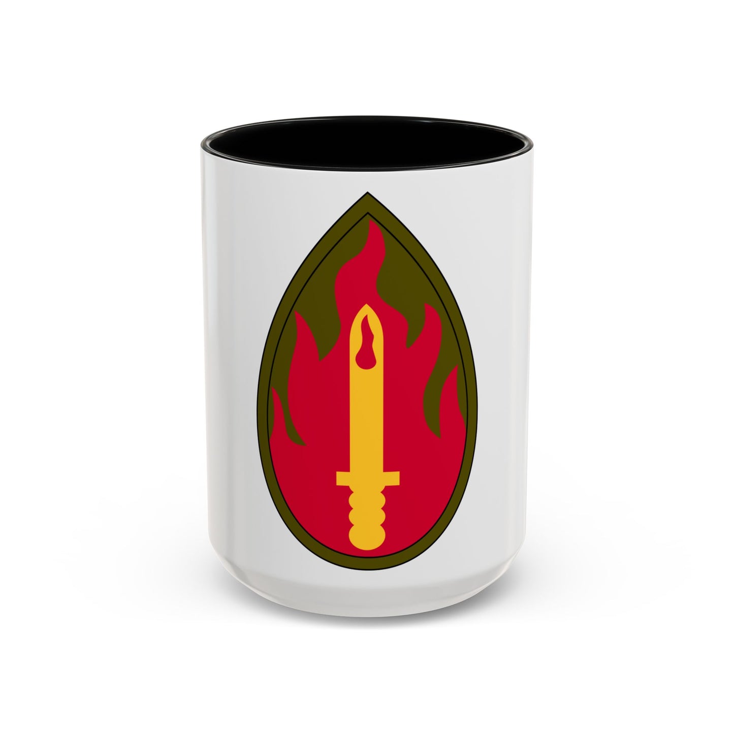 63rd Infantry Division SSI (U.S. Army) Accent Coffee Mug