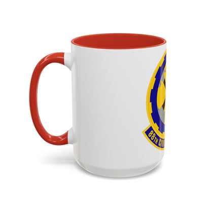 88 Civil Engineer Squadron AFMC (U.S. Air Force) Accent Coffee Mug