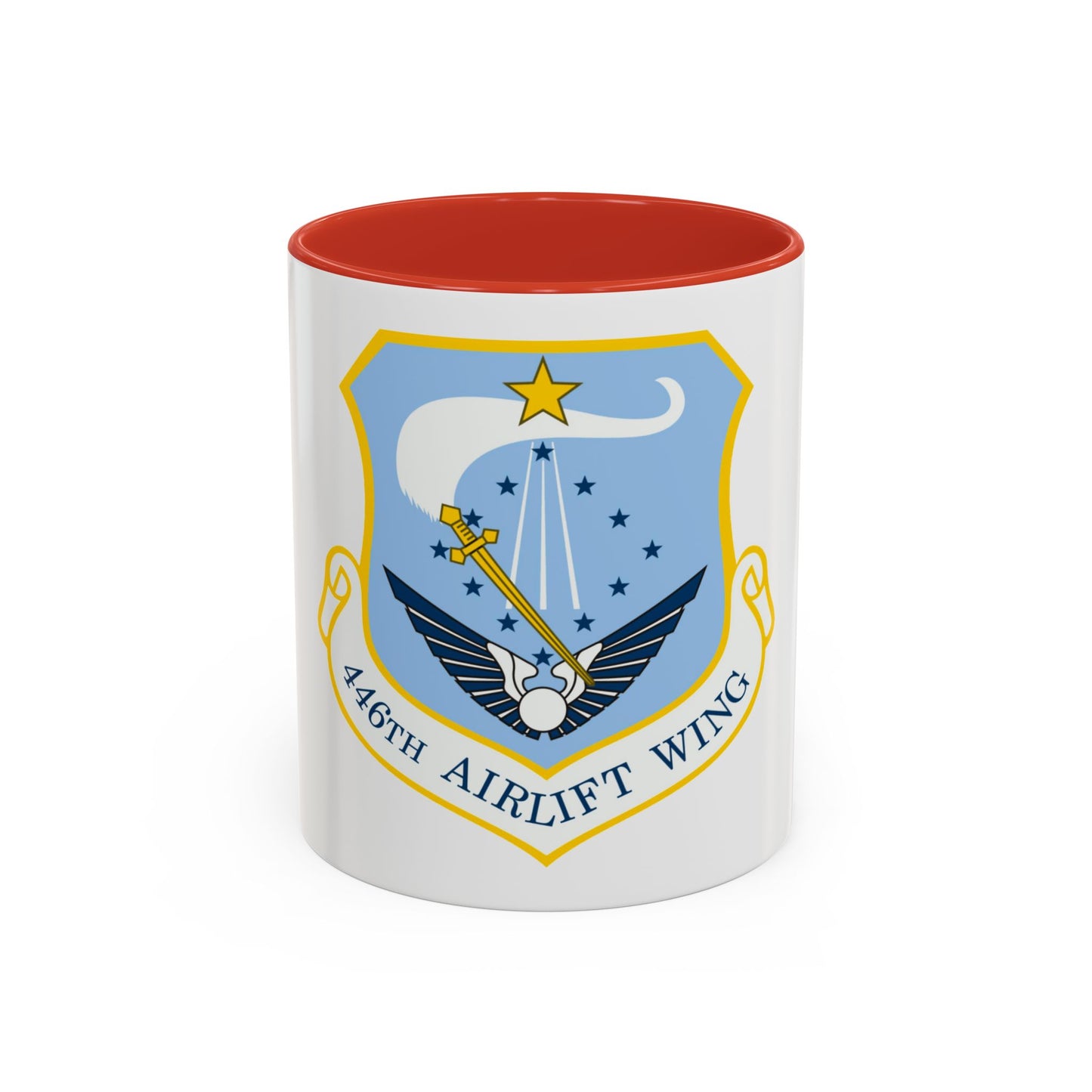 446th Airlift Wing (U.S. Air Force) Accent Coffee Mug