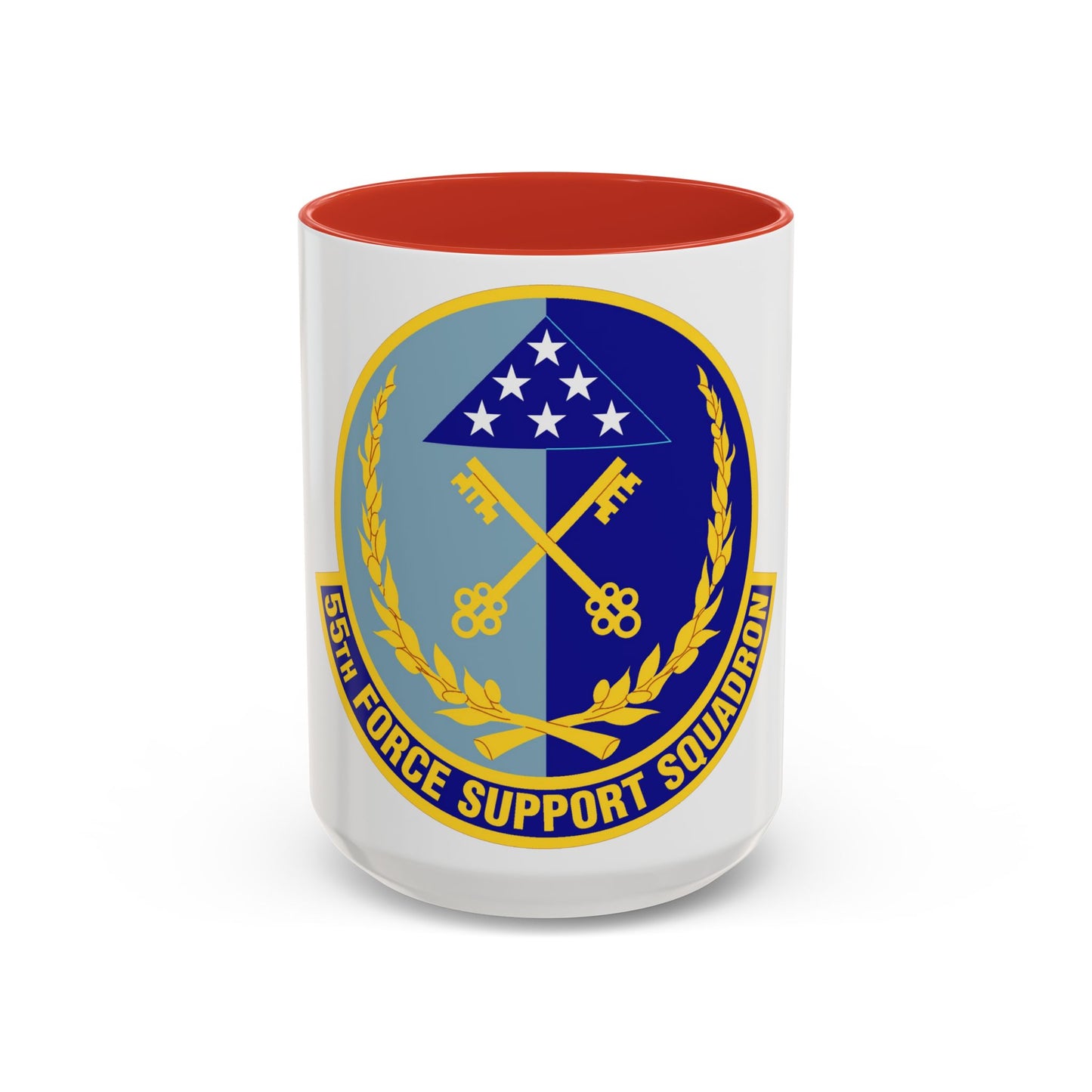 55th Force Support Squadron (U.S. Air Force) Accent Coffee Mug