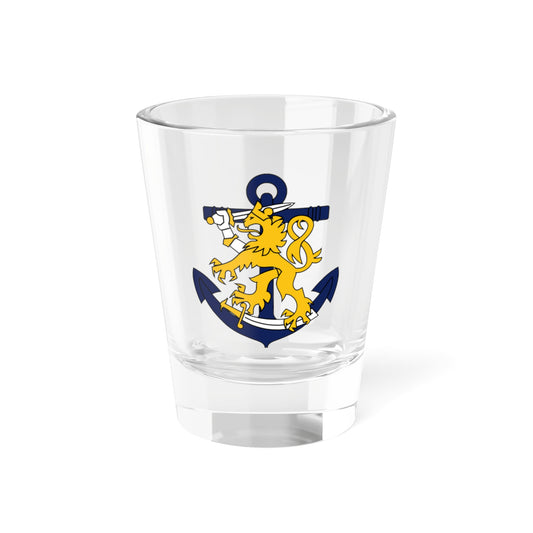 Coat of Arms of Finnish Navy - Shot Glass 1.5oz