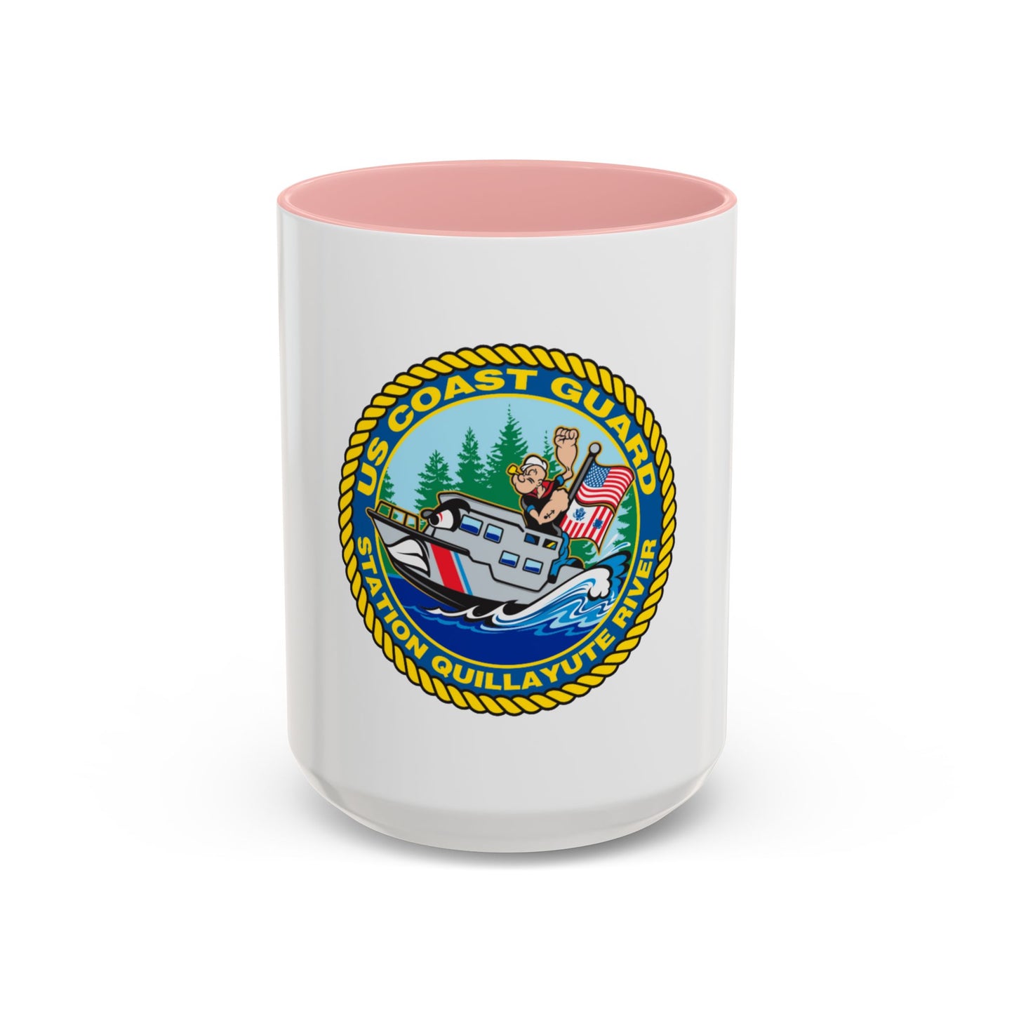 USCGS Quillayute River (U.S. Coast Guard) Accent Coffee Mug