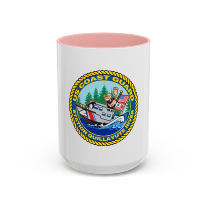 USCGS Quillayute River (U.S. Coast Guard) Accent Coffee Mug