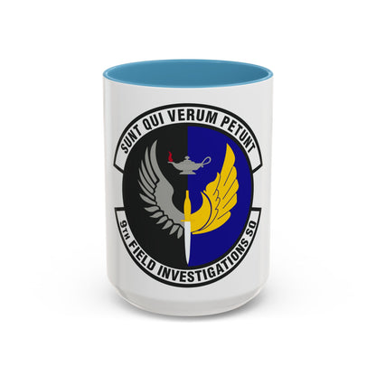 9th Field Investigations Squadron (U.S. Air Force) Accent Coffee Mug