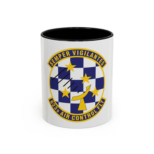 623 Air Control Squadron PACAF (U.S. Air Force) Accent Coffee Mug