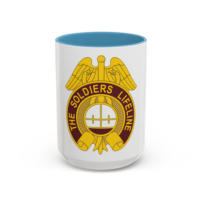 424 Medical Battalion (U.S. Army) Accent Coffee Mug