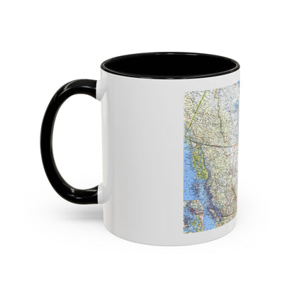 Canada - Western (1966) (Map) Accent Coffee Mug