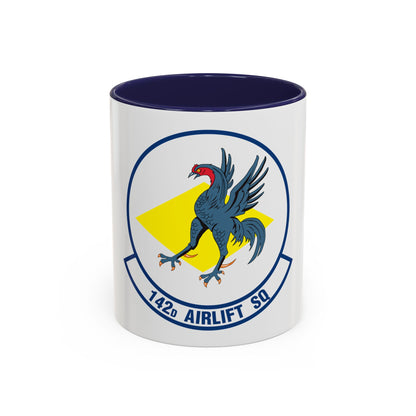 142 Airlift Squadron (U.S. Air Force) Accent Coffee Mug