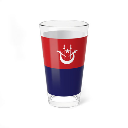 State Ensign of Kelantan (Malaysia) Pint Glass 16oz