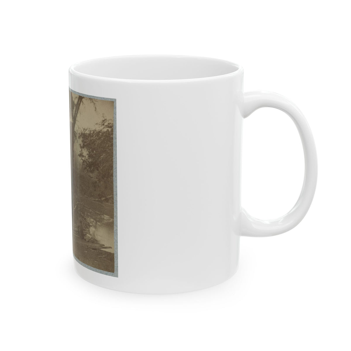Pontoon Bridge (U.S. Civil War) White Coffee Mug