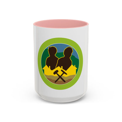 Mining in Society (Boy Scout Merit Badge) Accent Coffee Mug