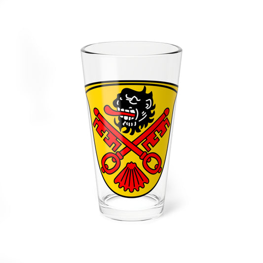 DEU Aufham COA (Germany) (Coat of Arms) Pint Glass 16oz