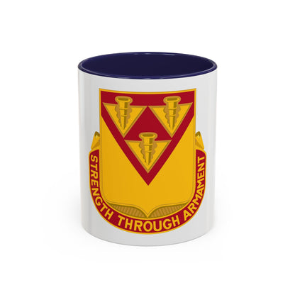 411 Ordnance Battalion (U.S. Army) Accent Coffee Mug