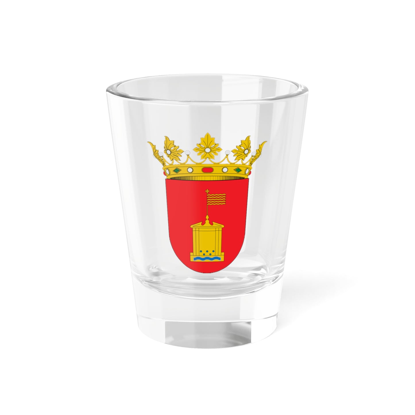 Escudo de Manchones (Spain) (Coat of Arms) Shot Glass 1.5oz