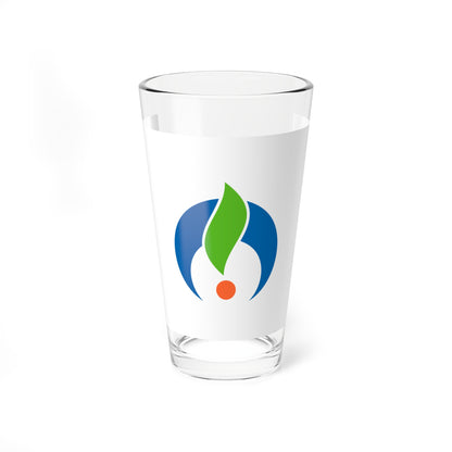 Flag of Ogi Saga (Japan) Pint Glass 16oz