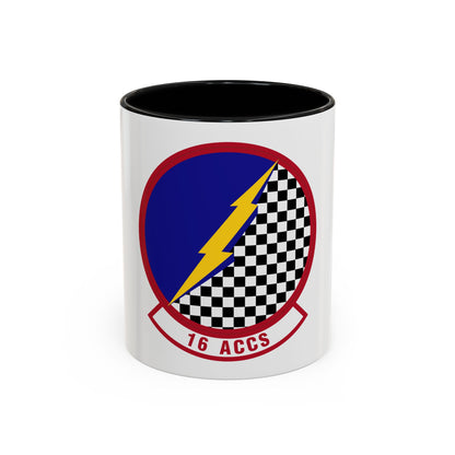 16 Airborne Command and Control Squadron ACC (U.S. Air Force) Accent Coffee Mug