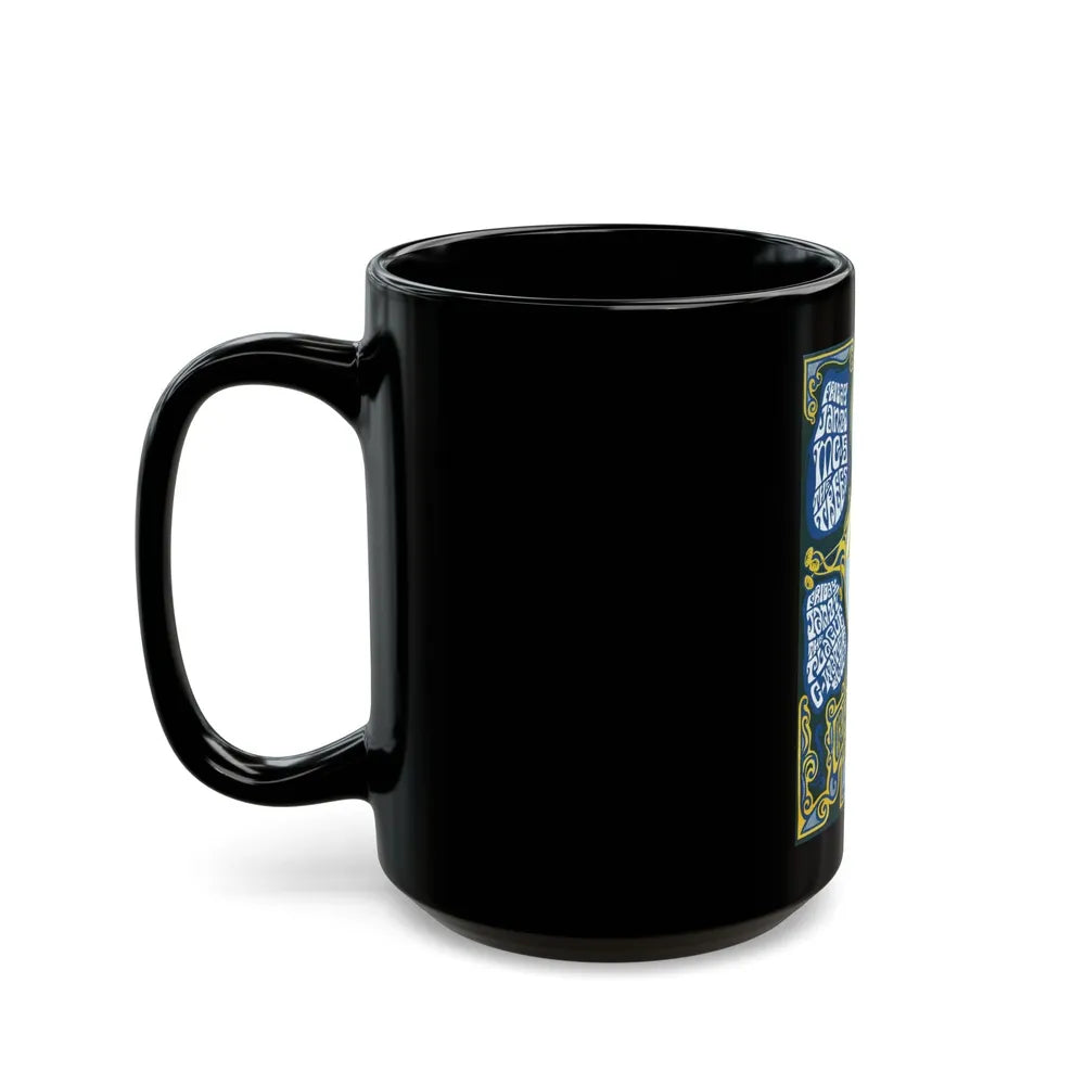 MC5 1967 (Music Poster) Black Coffee Mug-Go Mug Yourself