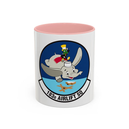 183 Airlift Squadron (U.S. Air Force) Accent Coffee Mug