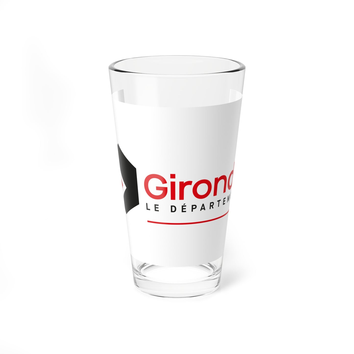 Flag of the Department of Gironde (France) Pint Glass 16oz
