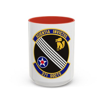 371 Special Operations Combat Training Squadron AFSOC (U.S. Air Force) Accent Coffee Mug