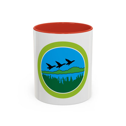 Fish and Wildlife Management (Boy Scout Merit Badge) Accent Coffee Mug