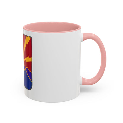 593rd Field Artillery Battalion v2 (U.S. Army) Accent Coffee Mug