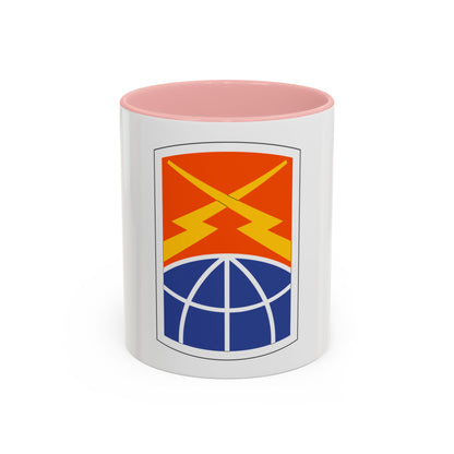 160 Signal Brigade (U.S. Army) Accent Coffee Mug