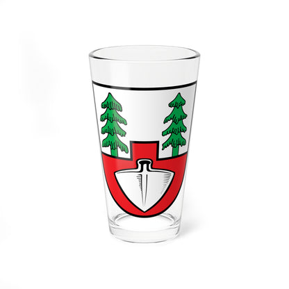 DEU Bernhardswald COA (Germany) (Coat of Arms) Pint Glass 16oz