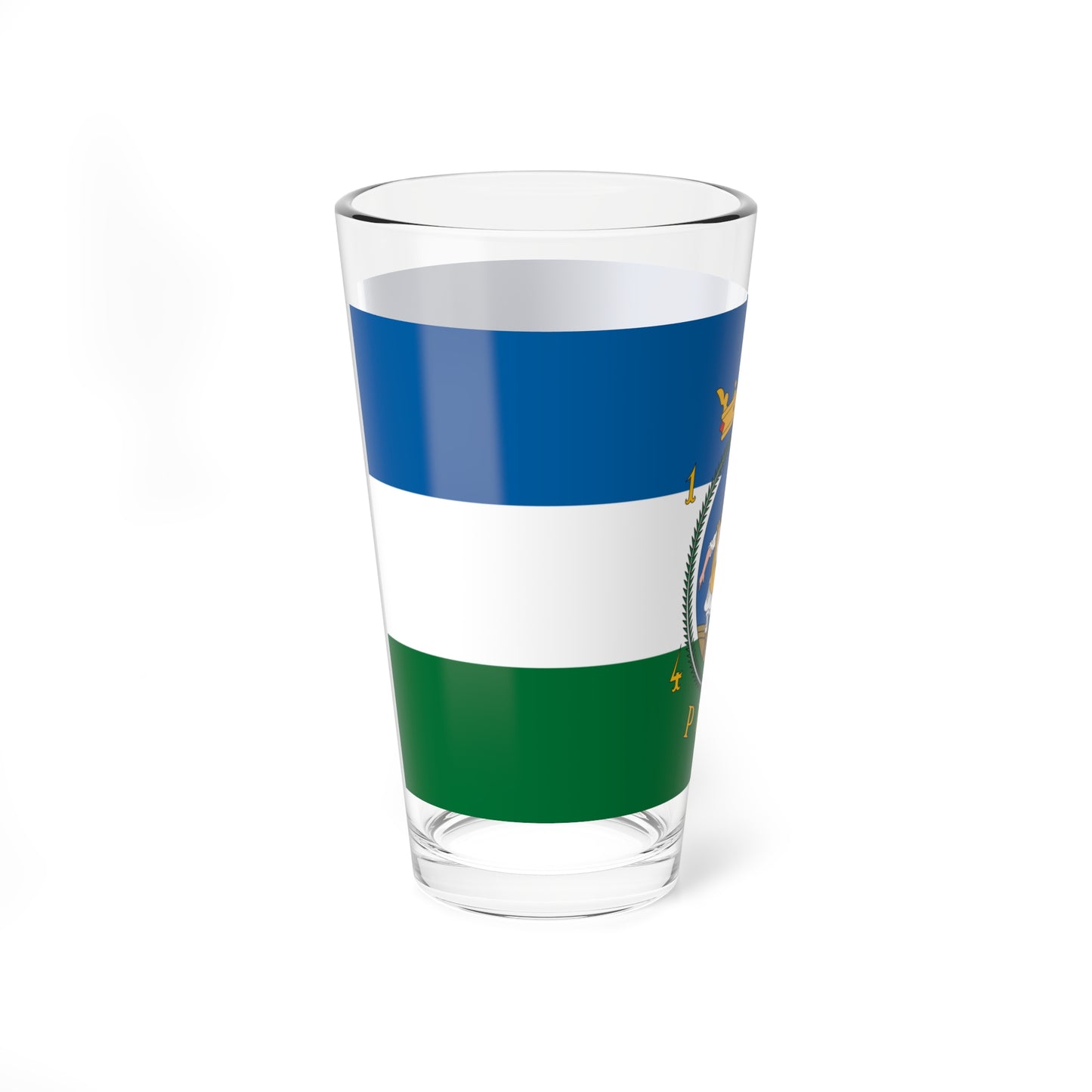Flag of Pula Hungary (Hungary) Pint Glass 16oz