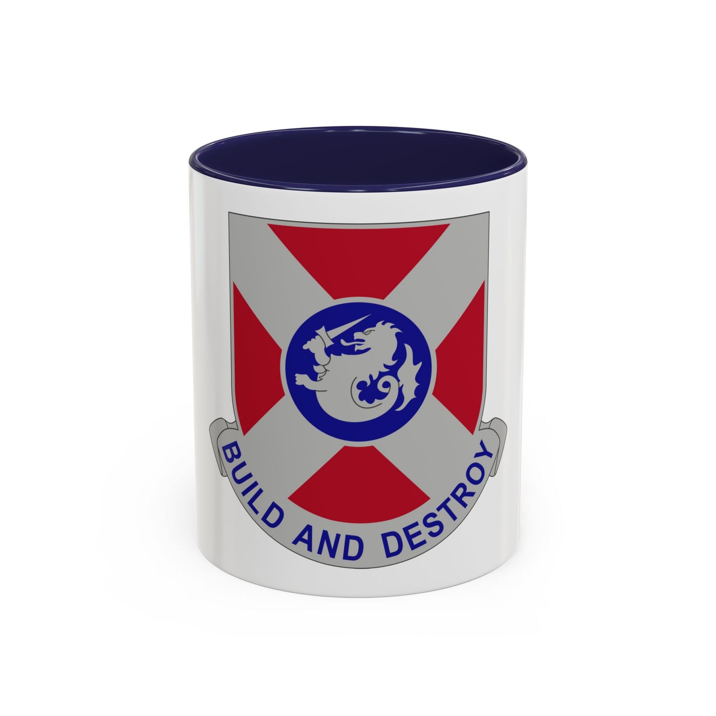 391 Engineer Battalion (U.S. Army) Accent Coffee Mug