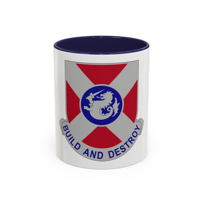 391 Engineer Battalion (U.S. Army) Accent Coffee Mug