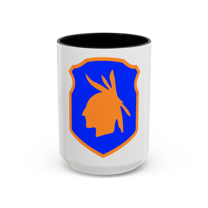 98th Infantry Division (U.S. Army) Accent Coffee Mug