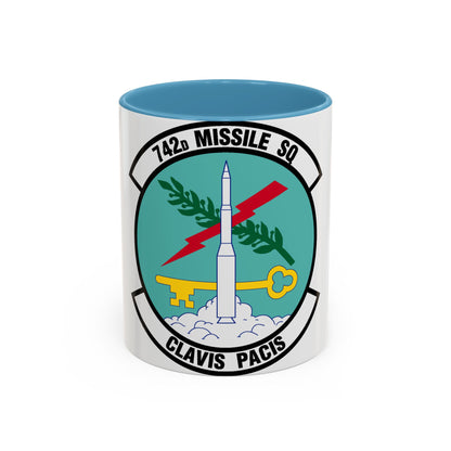 742 Missile Squadron AFGSC (U.S. Air Force) Accent Coffee Mug