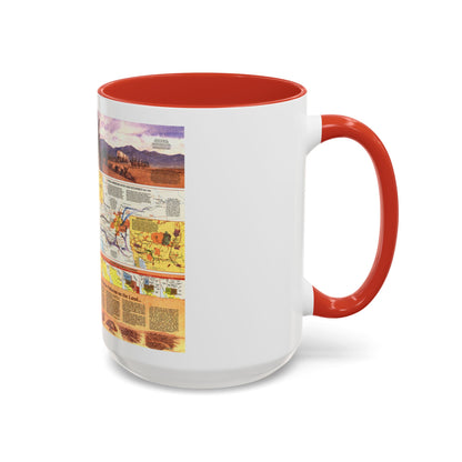 USA - Southwest 2 (1982) (Map) Accent Coffee Mug