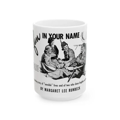 Fun In Your Name, Liberty, November 26, 1938 - White Coffee Mug-15oz-Go Mug Yourself