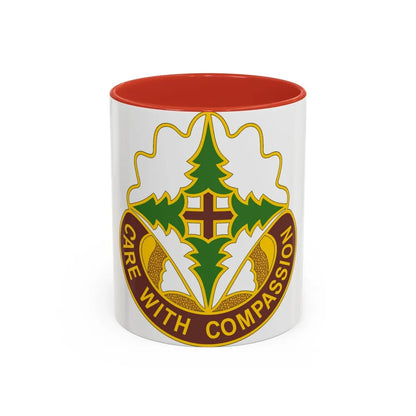 Madigan Medical Center (U.S. Army) Accent Coffee Mug-11oz-Red-Go Mug Yourself