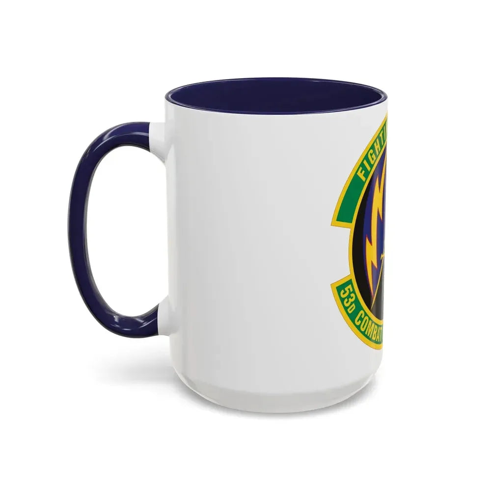 53d Combat Communications Squadron (U.S. Air Force) Accent Coffee Mug - Go Mug Yourself