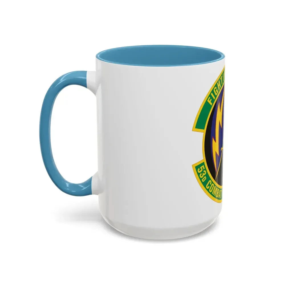 53d Combat Communications Squadron (U.S. Air Force) Accent Coffee Mug - Go Mug Yourself