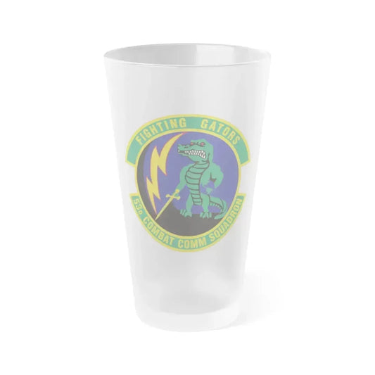 53d Combat Communications Squadron (U.S. Air Force) Frosted Pint Glass 16oz 16oz Frosted - Go Mug Yourself